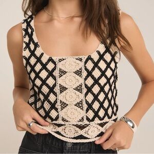 Z Supply Callie Crochet Tank